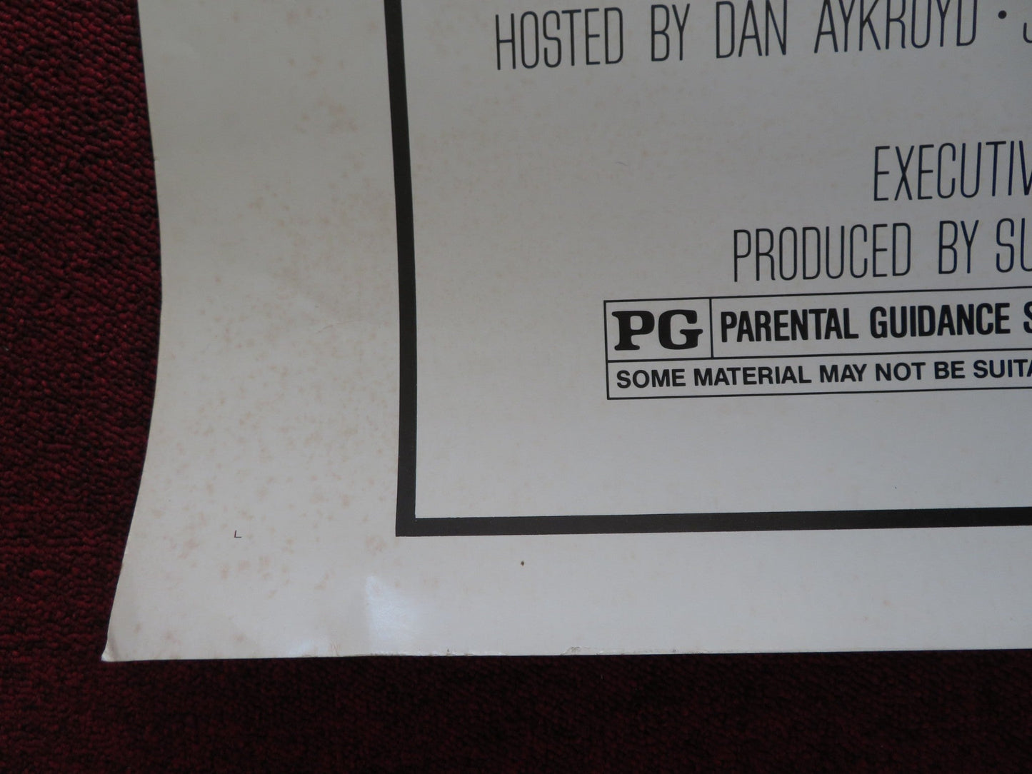 IT CAME FROM HOLLYWOOD US 30 X 40 ROLLED POSTER DAN ACKROYD JOHN CANDY 1982 Rendezvous Cinema Movie posters