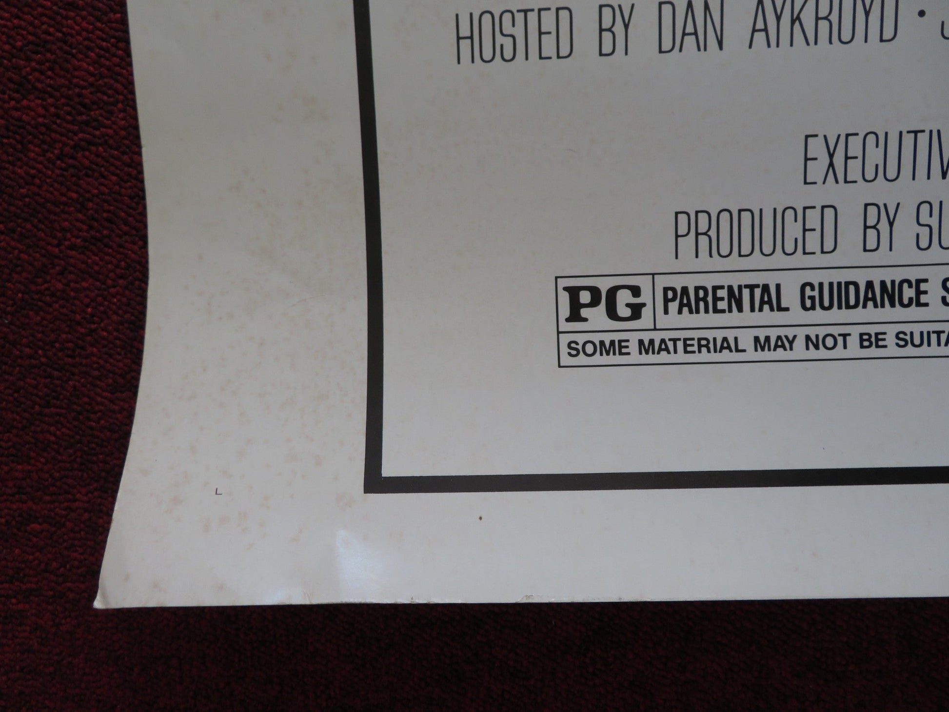 IT CAME FROM HOLLYWOOD US 30 X 40 ROLLED POSTER DAN ACKROYD JOHN CANDY 1982 Rendezvous Cinema Movie posters