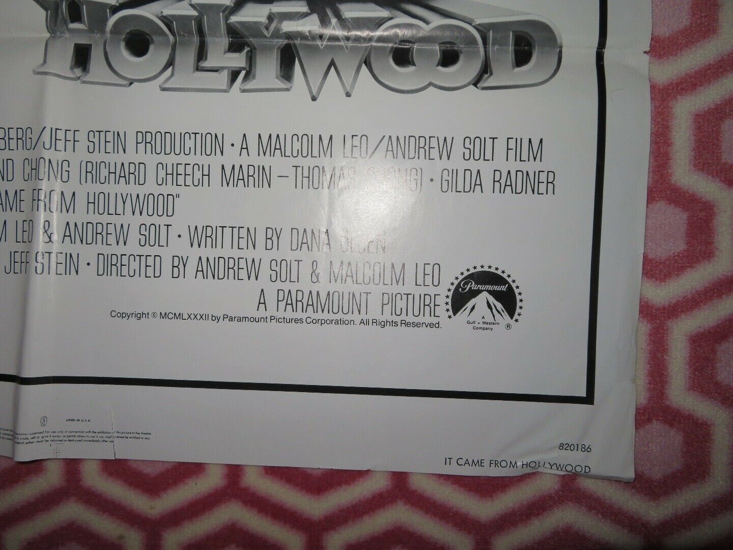 IT CAME FROM HOLLYWOOD US ONE SHEET POSTER DAN AYKROYD JOHN CANDY 1982 Movie posters