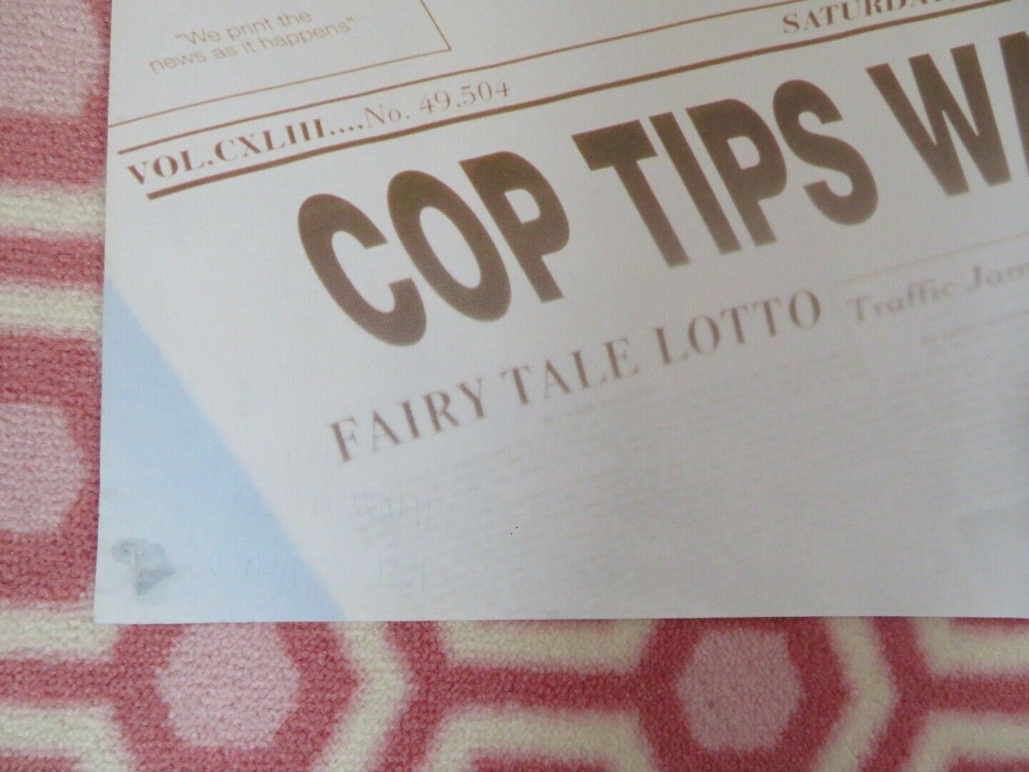 IT COULD HAPPEN TO YOU BRITISH QUAD (30"x40") POSTER NICHOLAS CAGE BRIDGET FONDA - Rendezvous Cinema