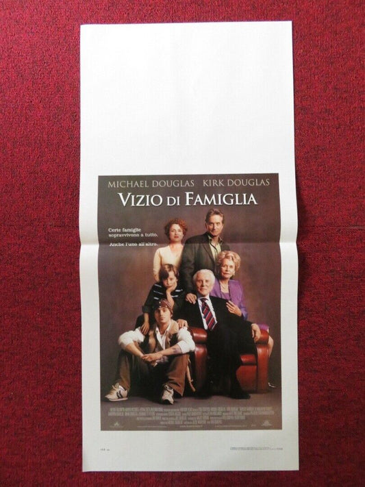 IT RUNS IN THE FAMILY ITALIAN LOCANDINA (27.5"x13") POSTER MICHAEL DOUGLAS '03 Movie posters