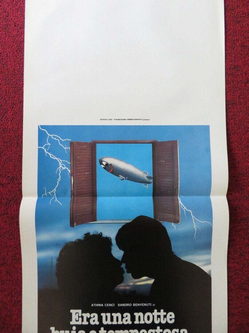 IT WAS A DARK AND STORMY NIGHT ITALIAN LOCANDINA (27.5"x13") POSTER A CENCI 1985 Movie posters