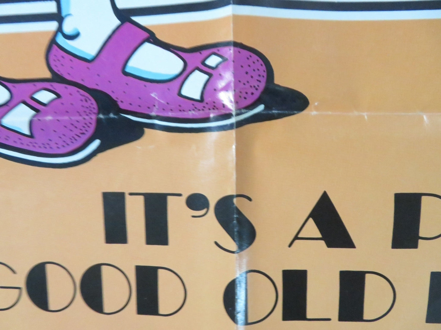 ITALIAN GRAFFITI FOLDED US ONE SHEET POSTER PINO COLIZZI ORNELLA MUTI 1973 Rendezvous Cinema Movie posters