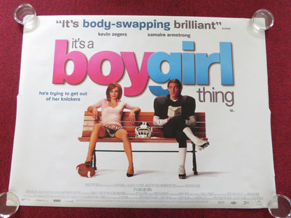 IT'S A BOY GIRL THING UK QUAD (30"x 40") ROLLED POSTER SAMAIRE ARMSTRONG 2006 Rendezvous Cinema Movie posters