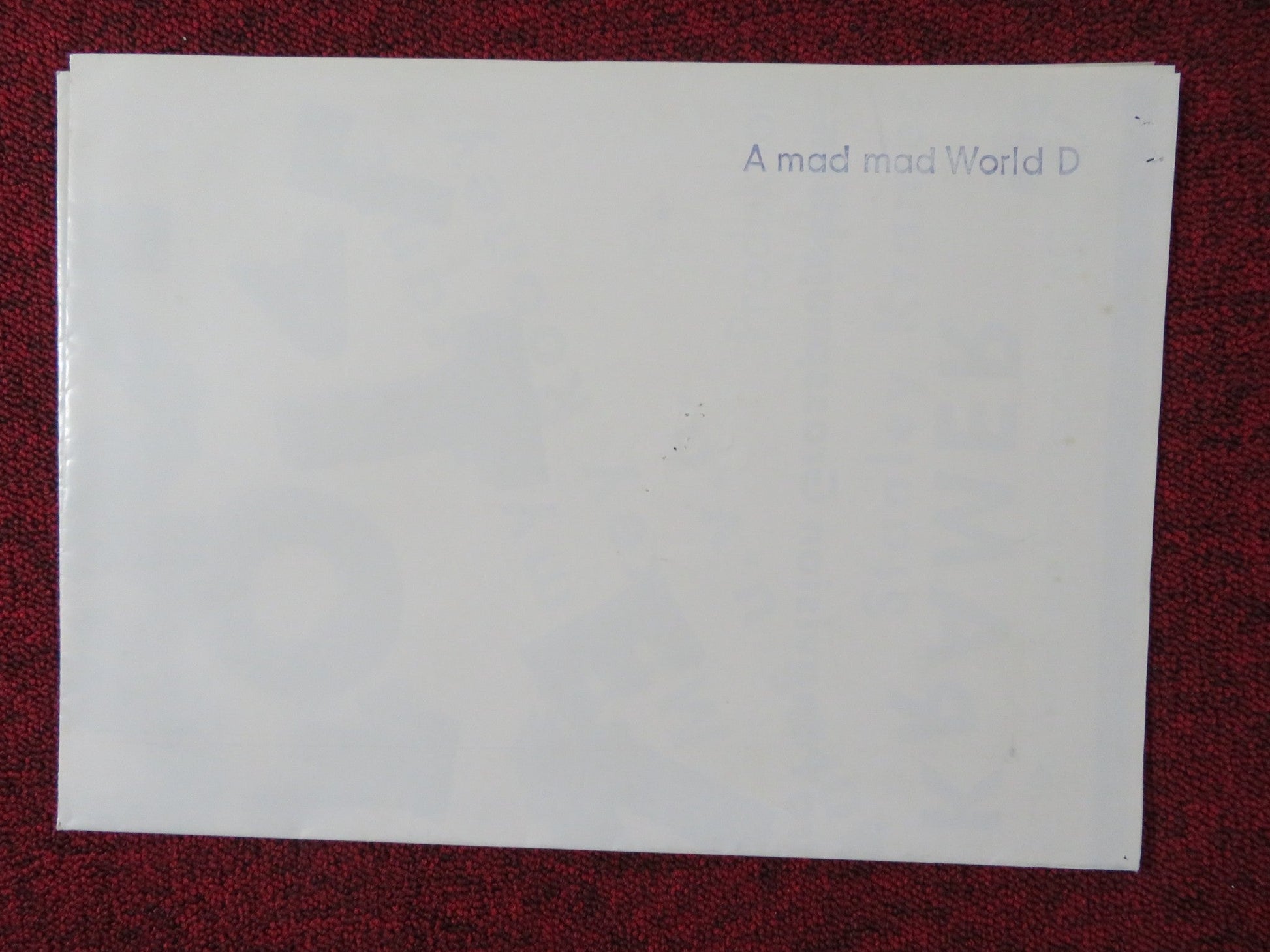 IT'S A MAD MAD MAD MAD WORLD GERMAN POSTER SPENCER TRACY SID CAESAR 1963 Rendezvous Cinema Movie posters