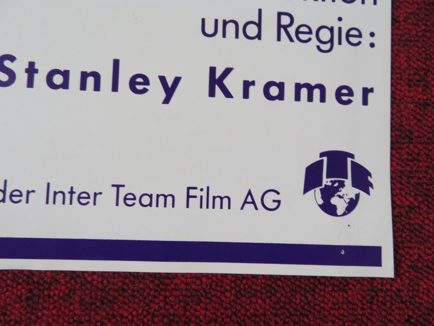 IT'S A MAD MAD MAD MAD WORLD GERMAN POSTER SPENCER TRACY SID CAESAR 1963 Rendezvous Cinema Movie posters