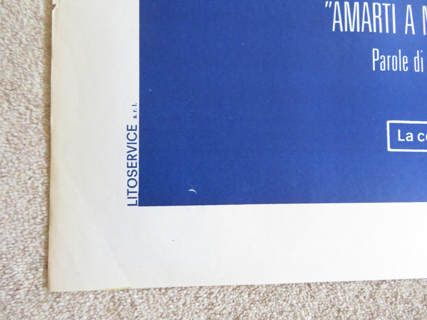 IT'S MY TURN 2 ITALIAN 2 FOGLIO POSTER MICHAEL DOUGLAS JILL CLAYBURGH 1980 Rendezvous Cinema Movie posters