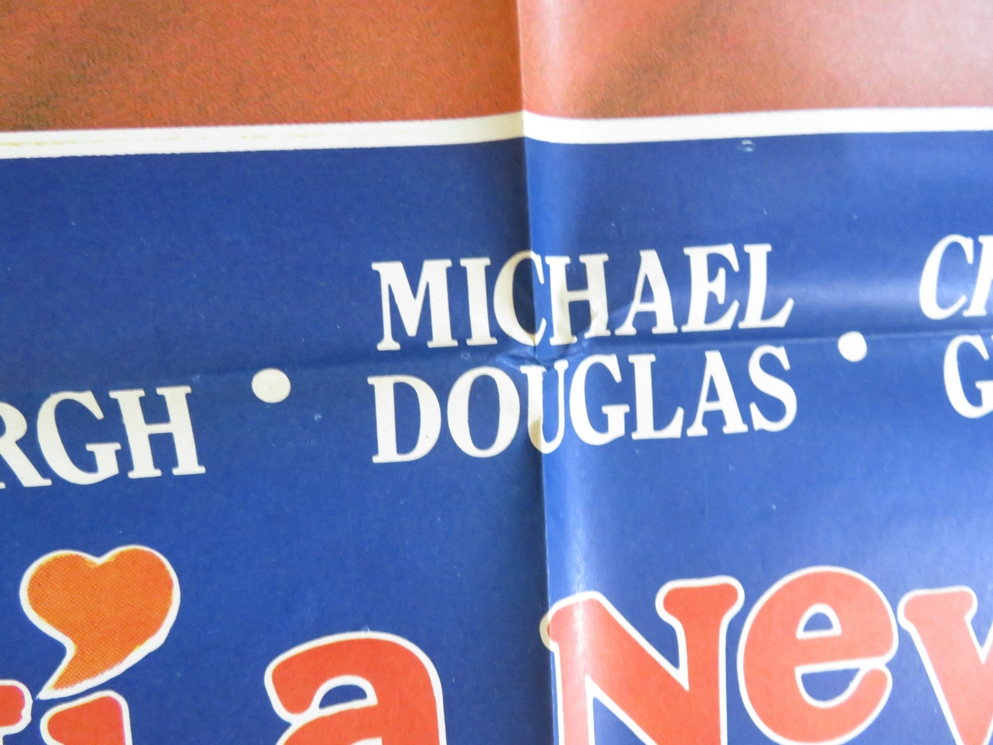 IT'S MY TURN 2 ITALIAN 2 FOGLIO POSTER MICHAEL DOUGLAS JILL CLAYBURGH 1980 Rendezvous Cinema Movie posters