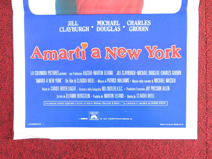 IT'S MY TURN ITALIAN LOCANDINA POSTER MICHAEL DOUGLAS JILL CLAYBURGH 1981 Rendezvous Cinema Movie posters