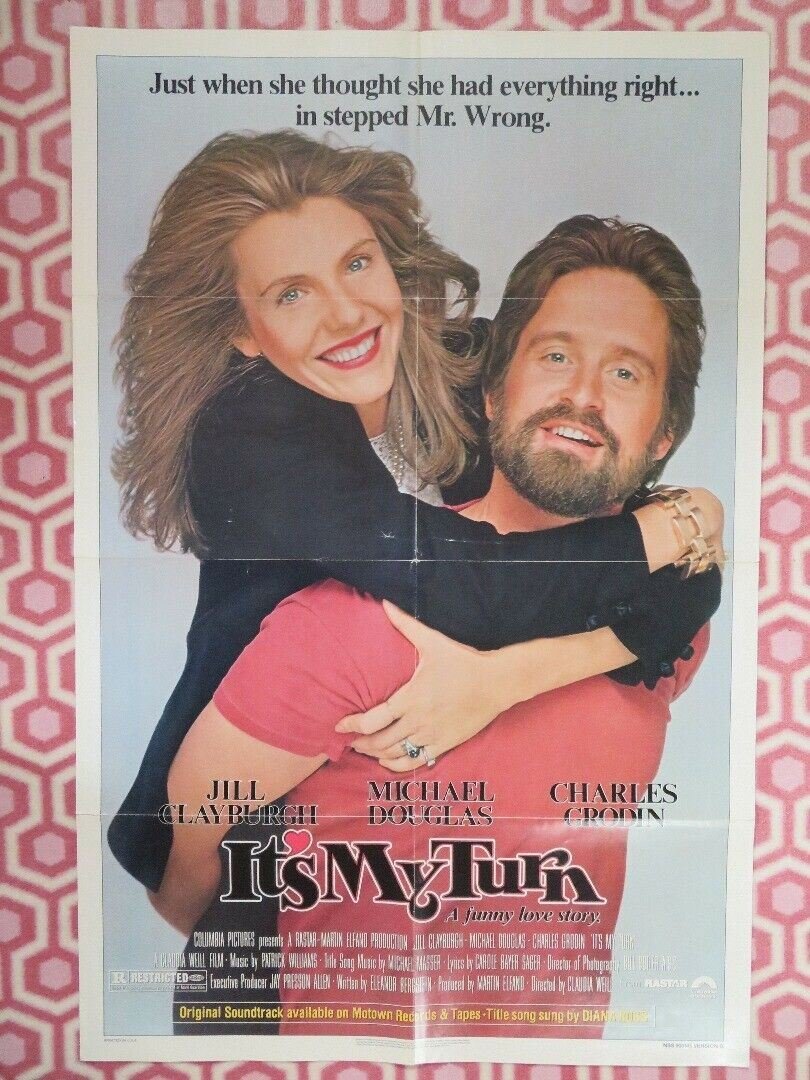 IT'S MY TURN - VERSON B US ONE SHEET POSTER JILL CLAYBURGH M.DOUGLAAS Rendezvous Cinema Movie posters