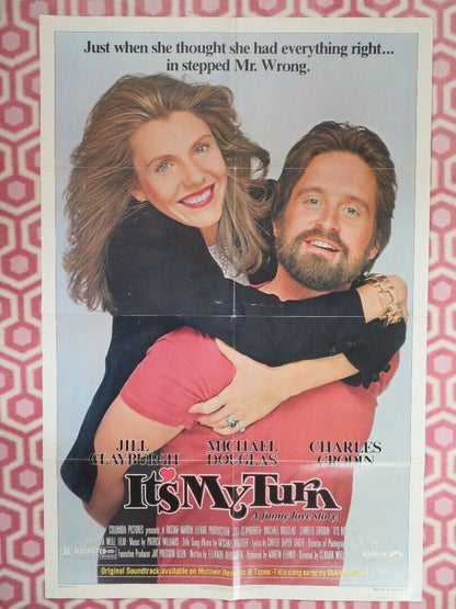 IT'S MY TURN - VERSON B US ONE SHEET POSTER JILL CLAYBURGH M.DOUGLAAS Rendezvous Cinema Movie posters