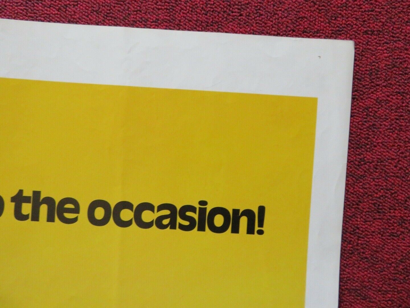 IT'S NOT THE SIZE THAT COUNTS FOLDED US ONE SHEET POSTER "LEIGH LAWSON 1974 Movie posters