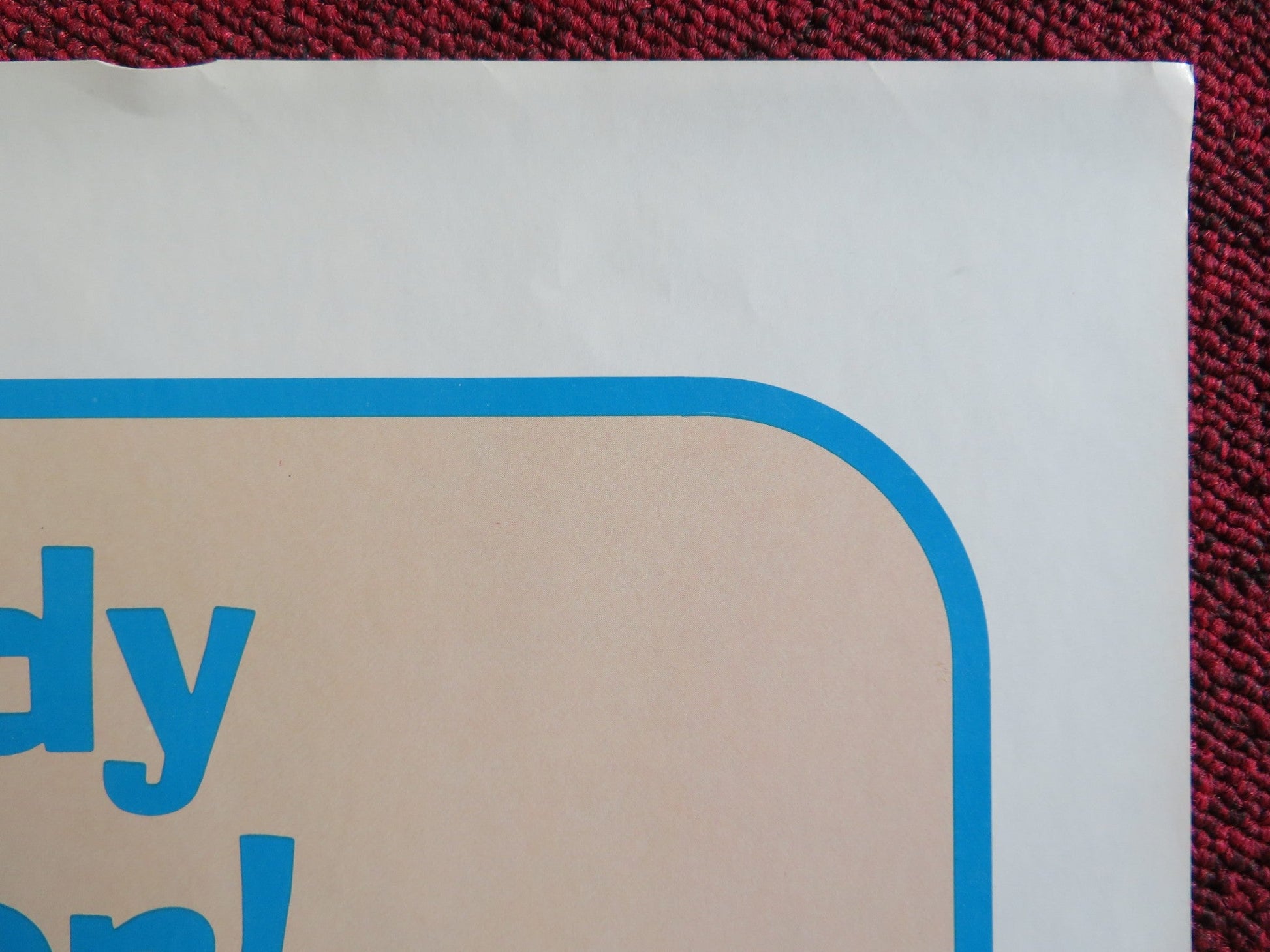 IT'S NOT THE SIZE THAT COUNTS US TRI FOLDED ONE SHEET ROLLED POSTER ELKE SOMMER Rendezvous Cinema Movie posters