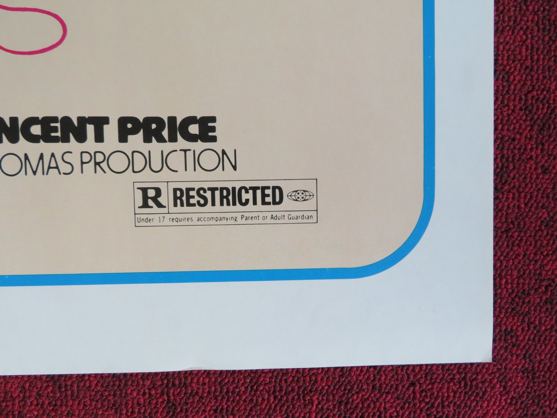 IT'S NOT THE SIZE THAT COUNTS US TRI FOLDED ONE SHEET ROLLED POSTER ELKE SOMMER Rendezvous Cinema Movie posters