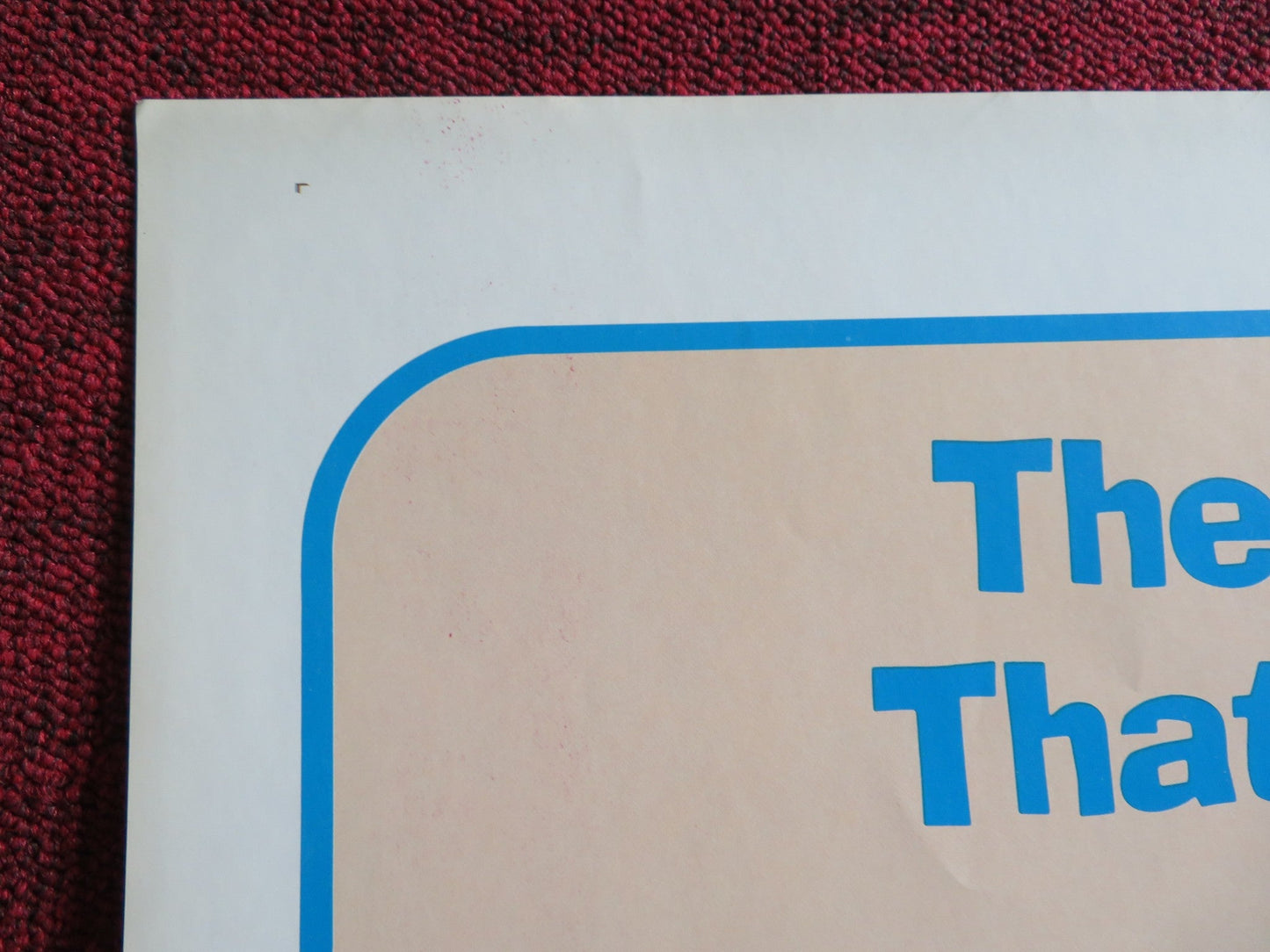 IT'S NOT THE SIZE THAT COUNTS US TRI FOLDED ONE SHEET ROLLED POSTER ELKE SOMMER Rendezvous Cinema Movie posters