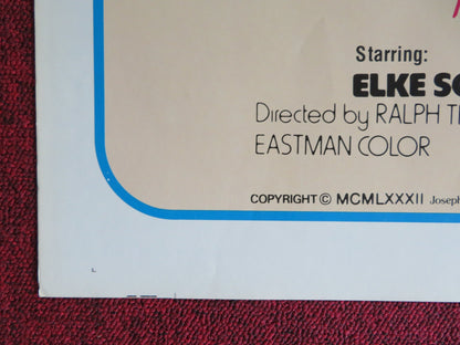 IT'S NOT THE SIZE THAT COUNTS US TRI FOLDED ONE SHEET ROLLED POSTER ELKE SOMMER Rendezvous Cinema Movie posters