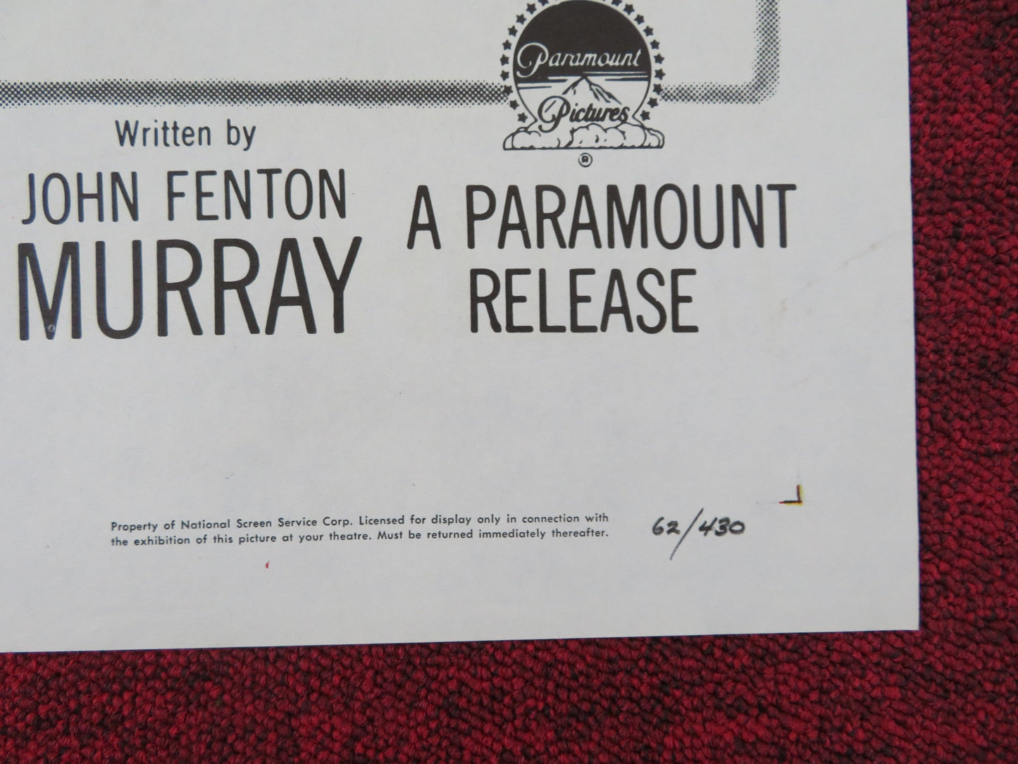 IT'S ONLY MONEY FOLDED US ONE SHEET POSTER JERRY LEWIS JOAN O'BRIEN 1962 Rendezvous Cinema Movie posters