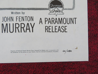 IT'S ONLY MONEY FOLDED US ONE SHEET POSTER JERRY LEWIS JOAN O'BRIEN 1962 Rendezvous Cinema Movie posters