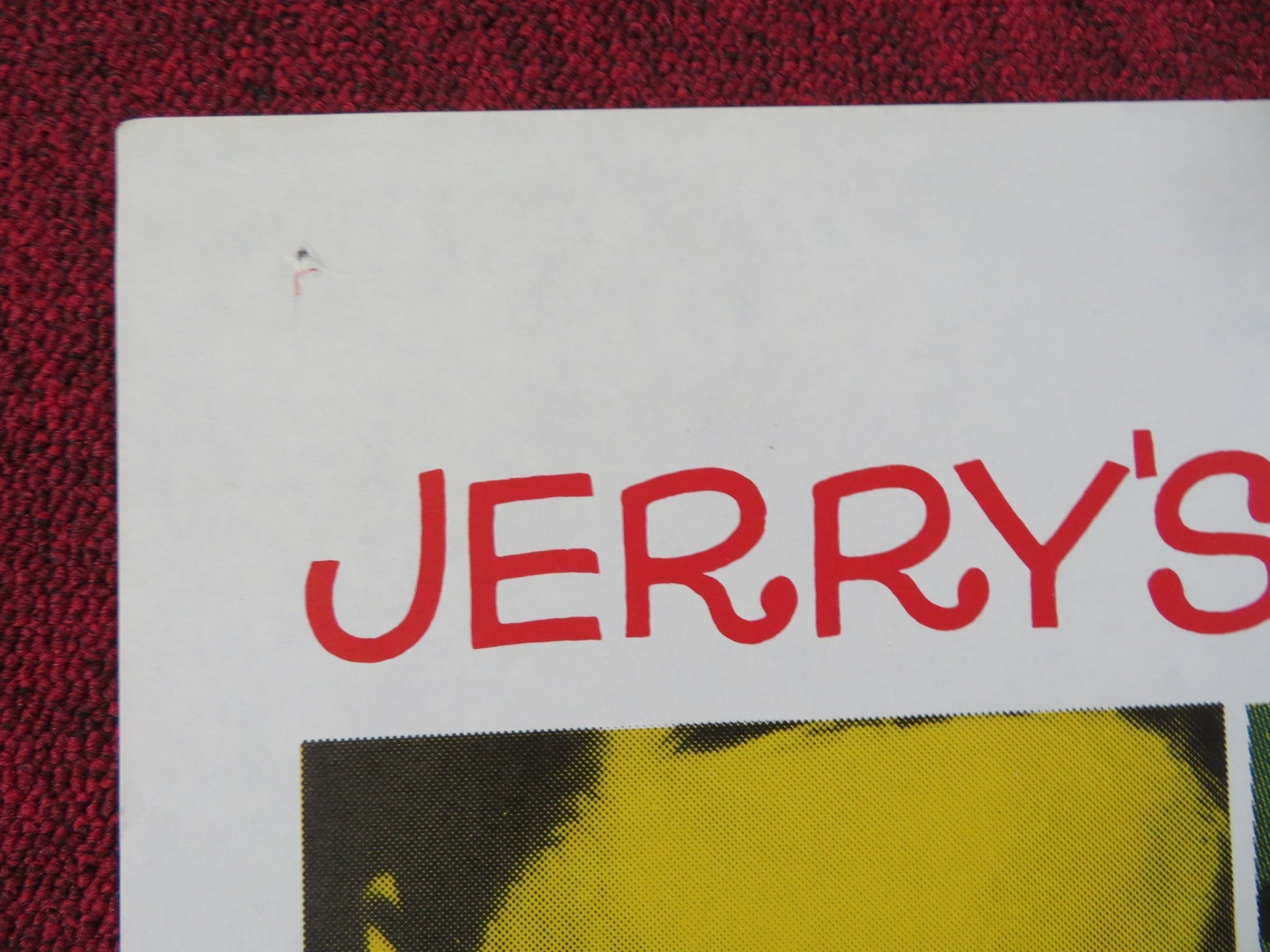 IT'S ONLY MONEY FOLDED US ONE SHEET POSTER JERRY LEWIS JOAN O'BRIEN 1962 Rendezvous Cinema Movie posters