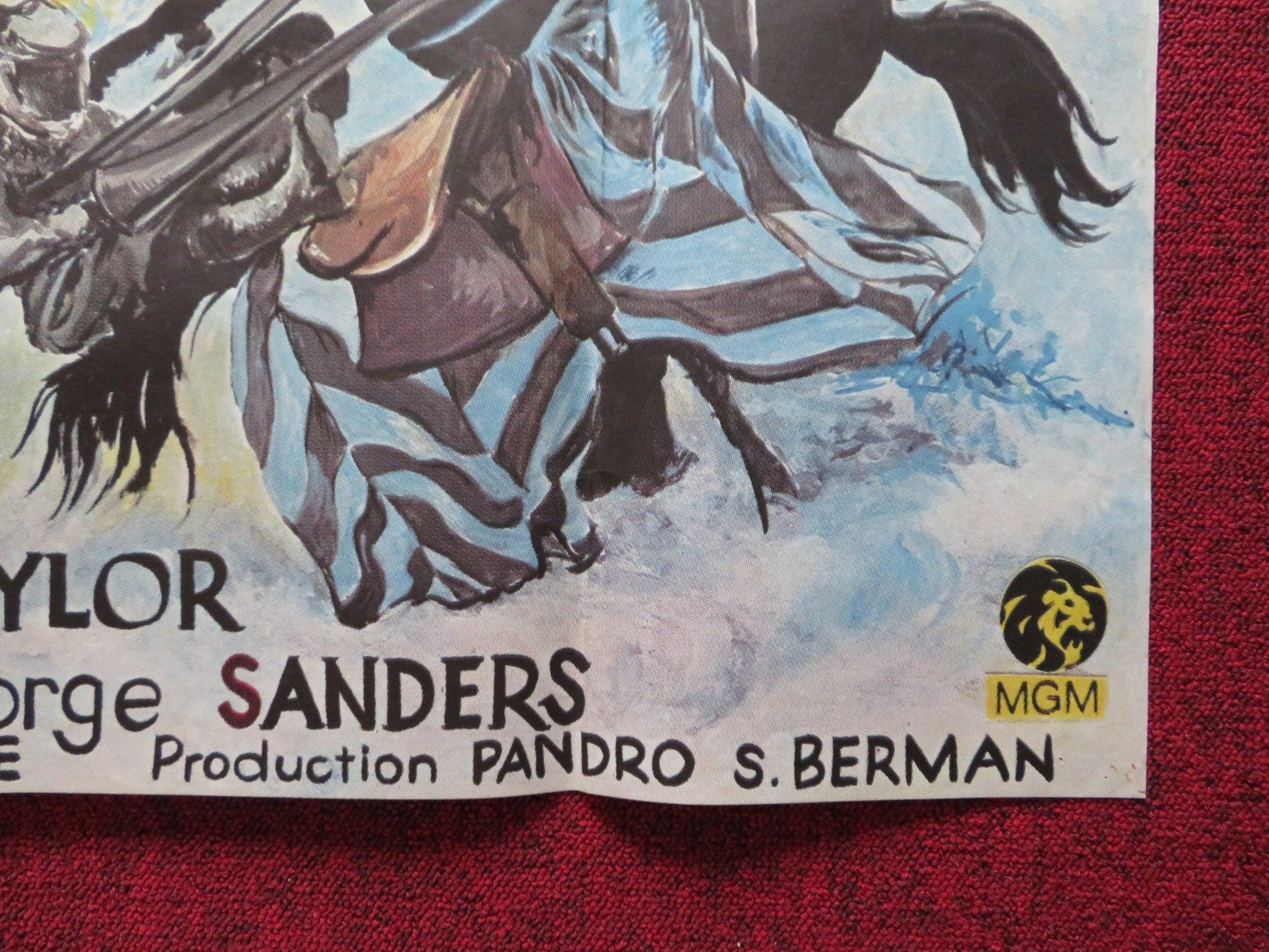 IVANHOE ARGENTINIAN POSTER ELIZABETH TAYLOR JOAN FONTAINE 1952 Rendezvous Cinema Movie posters