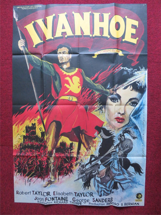 IVANHOE ARGENTINIAN POSTER ELIZABETH TAYLOR JOAN FONTAINE 1952 Rendezvous Cinema Movie posters