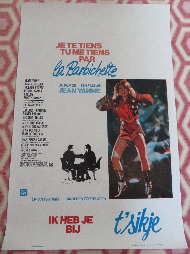 I'VE GOT YOU, YOU'VE GOT ME BY THE CHIN HAIRS BELGIUM (21.5"x14.5") POSTER 1979 Movie posters