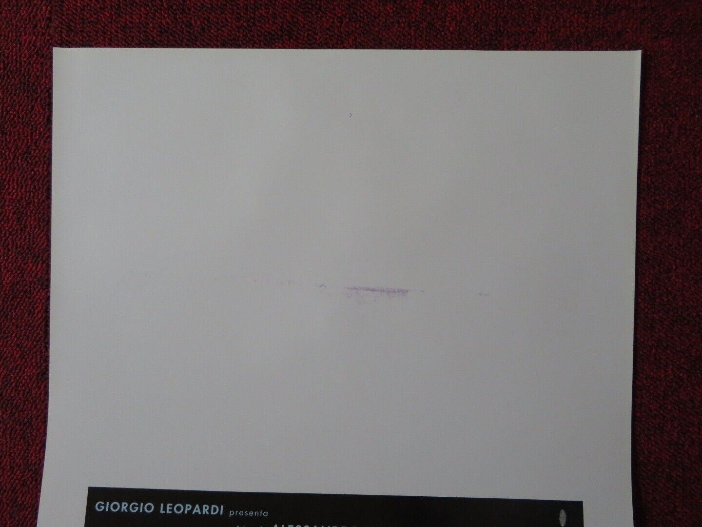 IVO IL TARDIVO ITALIAN LOCANDINA (27.5"x13") POSTER FRANCESCA NERI 1995 Movie posters