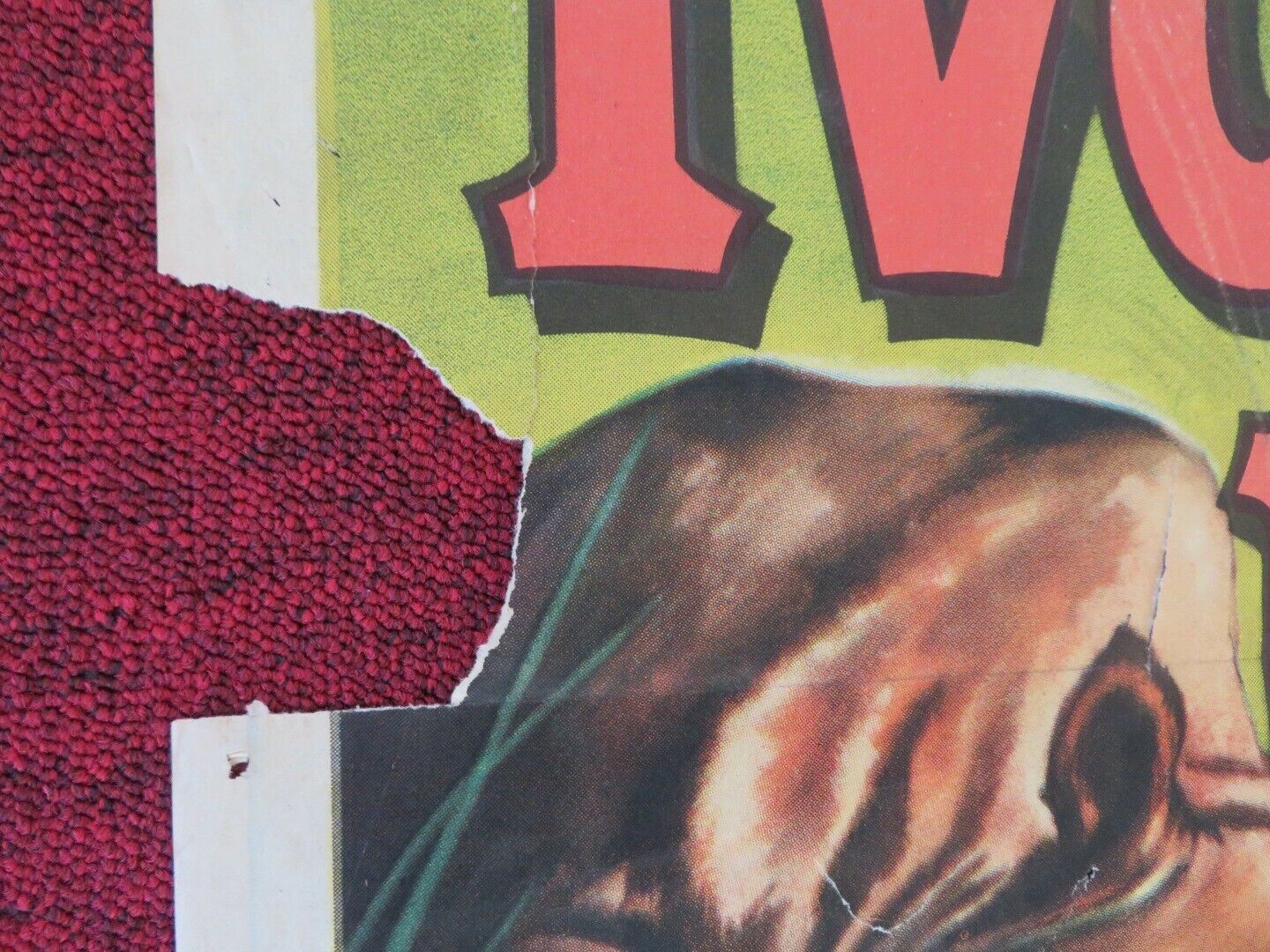 IVORY HUNTER FOLDED US ONE SHEET POSTER ANTHONY STEEL DINAH SHERIDAN 1952 Movie posters