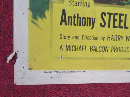 IVORY HUNTER FOLDED US ONE SHEET POSTER ANTHONY STEEL DINAH SHERIDAN 1952 Movie posters