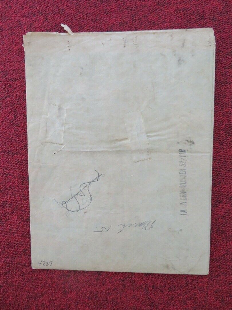 IVORY HUNTER FOLDED US ONE SHEET POSTER ANTHONY STEEL DINAH SHERIDAN 1952 Movie posters