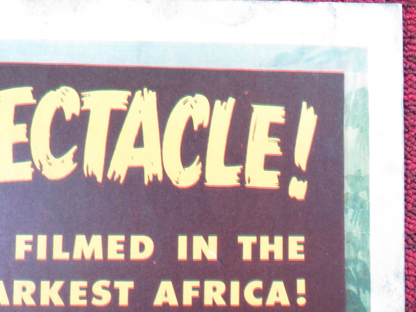 IVORY HUNTER US INSERT (14"x 36") POSTER ANTHONY STEEL DINAH SHERIDAN 1952 Rendezvous Cinema Movie posters