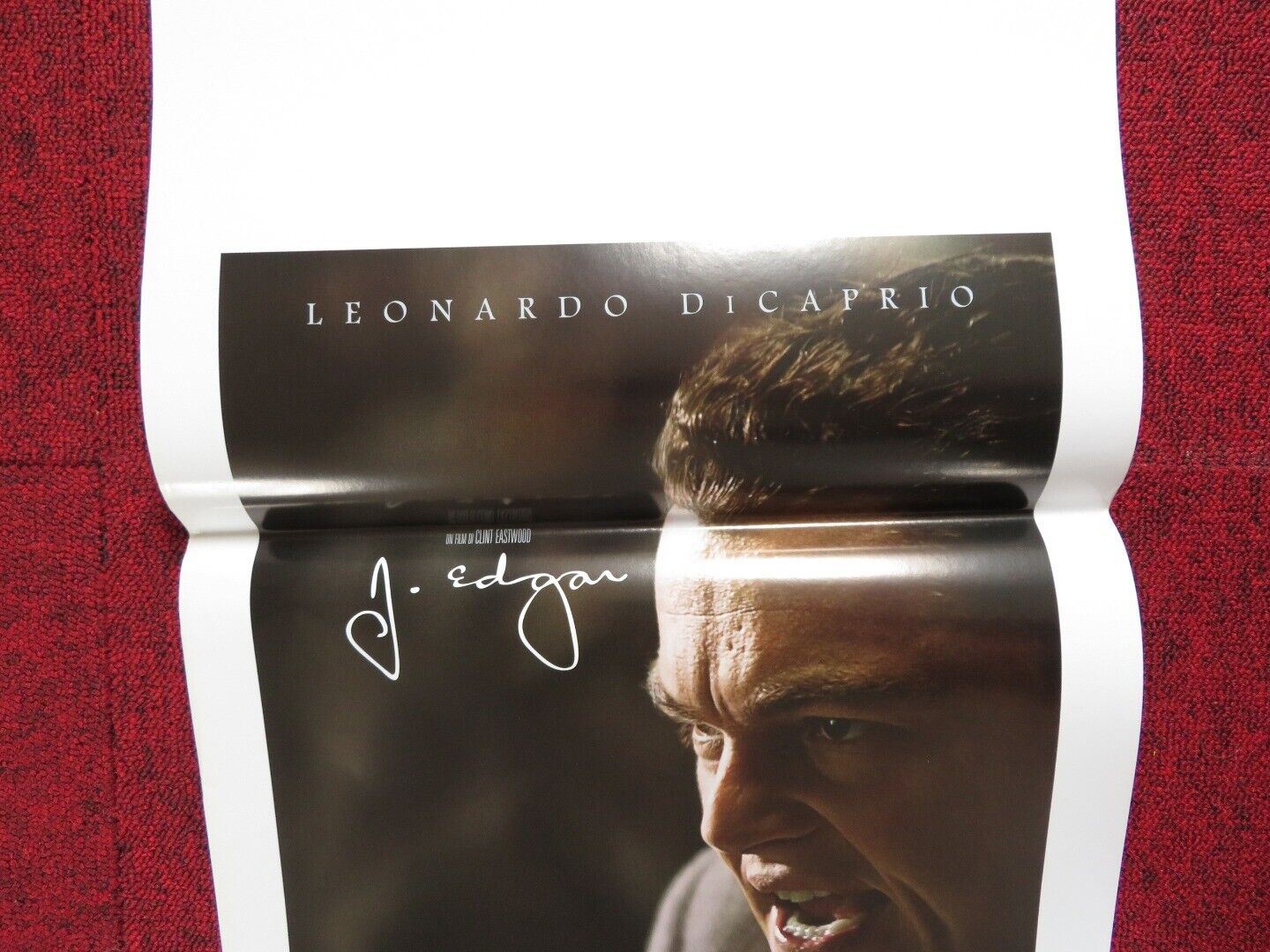 J. EDGAR ITALIAN LOCANDINA (27.5"x13") POSTER LEONARDO DI CAPRIO 2011 - Rendezvous Cinema