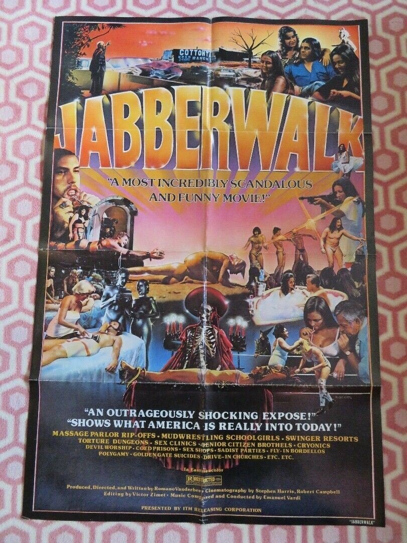 JABBERWALK/ THIS IS AMERICA US ONE SHEET POSTER ROMANO VANDERBES 1977 Movie posters