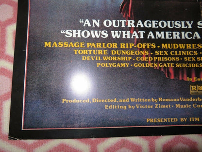 JABBERWALK/ THIS IS AMERICA US ONE SHEET POSTER ROMANO VANDERBES 1977 Movie posters