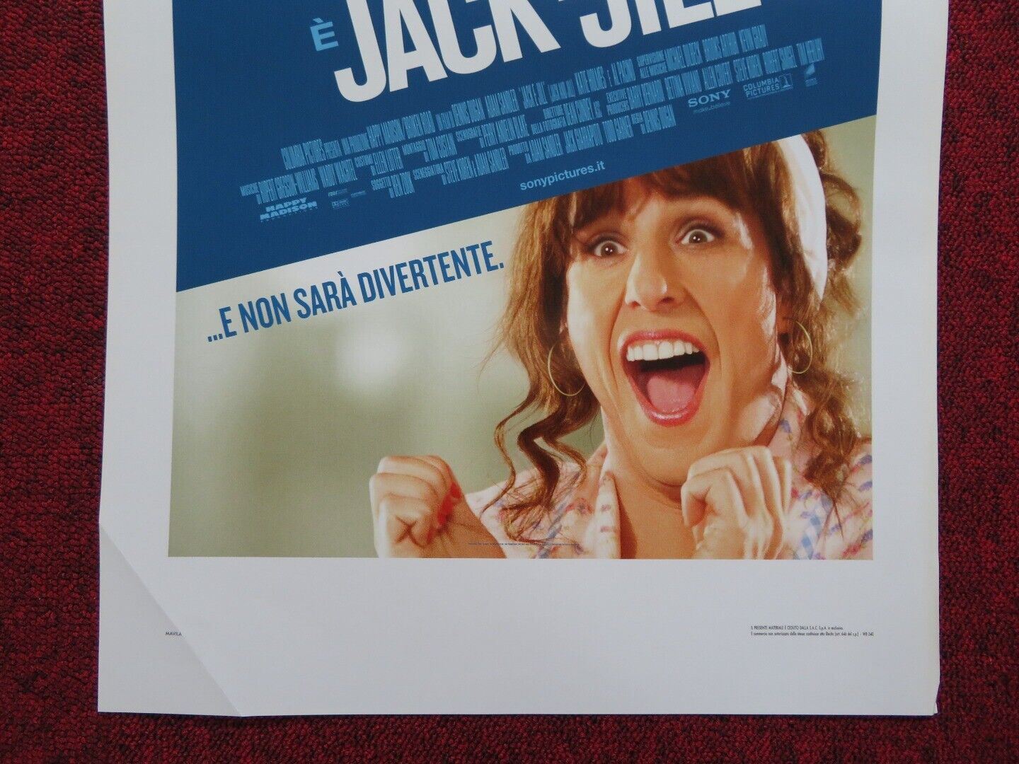 JACK E JILL / JACK AND JILL ITALIAN LOCANDINA (27.5"x13") POSTER A SANDLER 2011 - Rendezvous Cinema