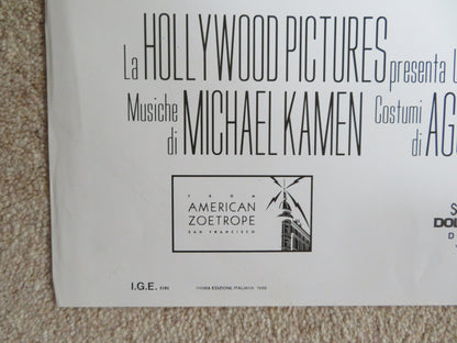 JACK ITALIAN 2 FOGLIO POSTER ROBIN WILLIAMS DIANE LANE 1996 Rendezvous Cinema Movie posters