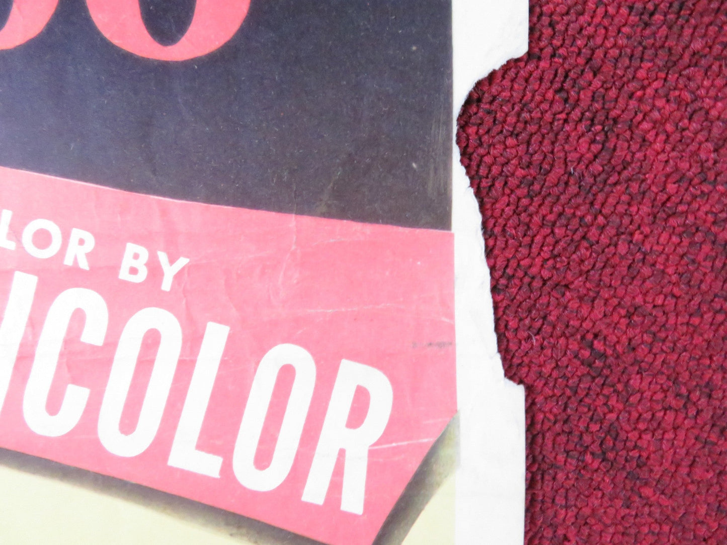 JACK MCCALL, DESPERADO US INSERT (14"x 36") POSTER GEORGE MONTGOMERY 1953 Rendezvous Cinema Movie posters