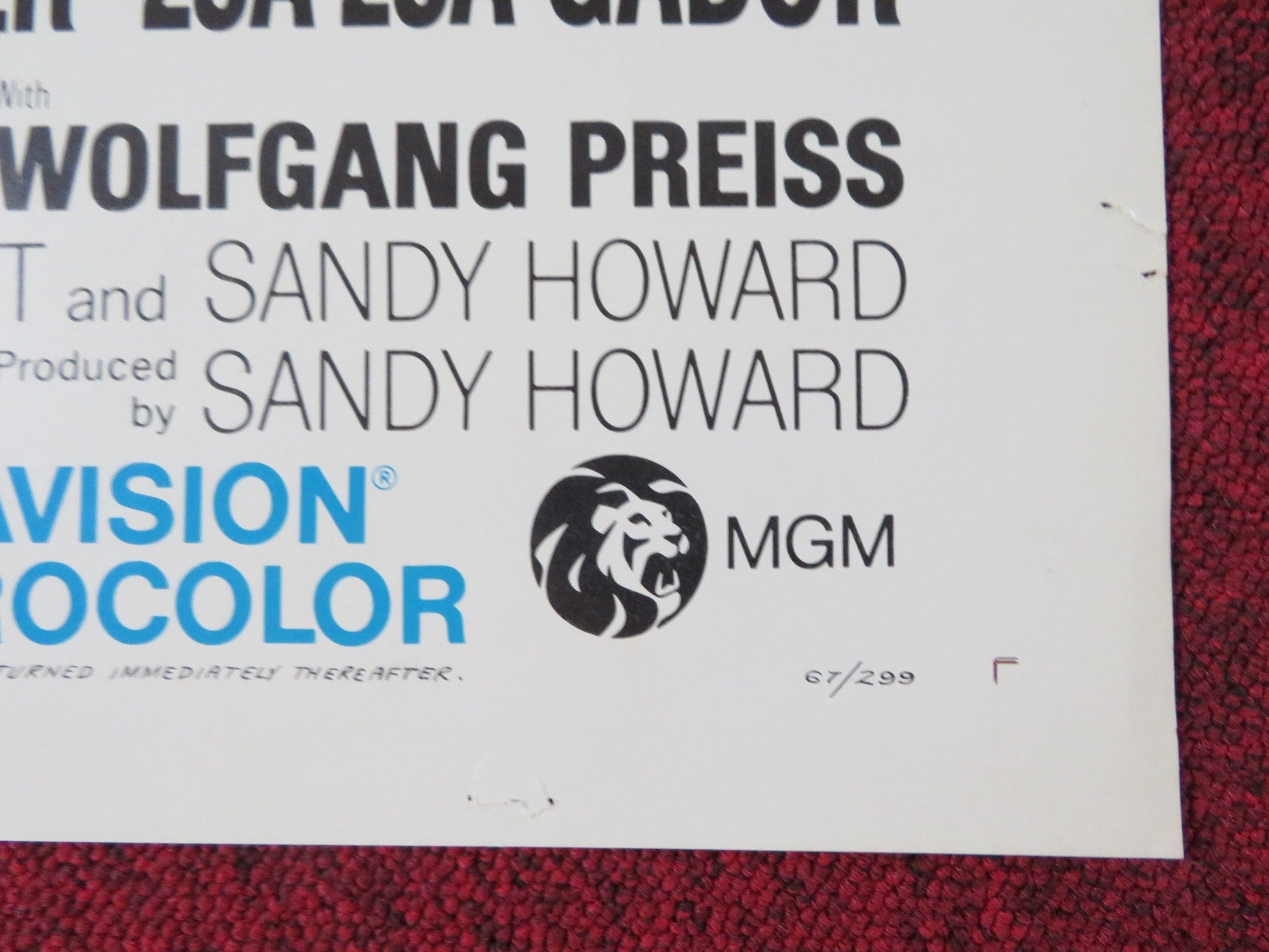 JACK OF DIAMONDS FOLDED US ONE SHEET POSTER GEORGE HAMILTON JOSEPH COTTEN 1967 Rendezvous Cinema Movie posters