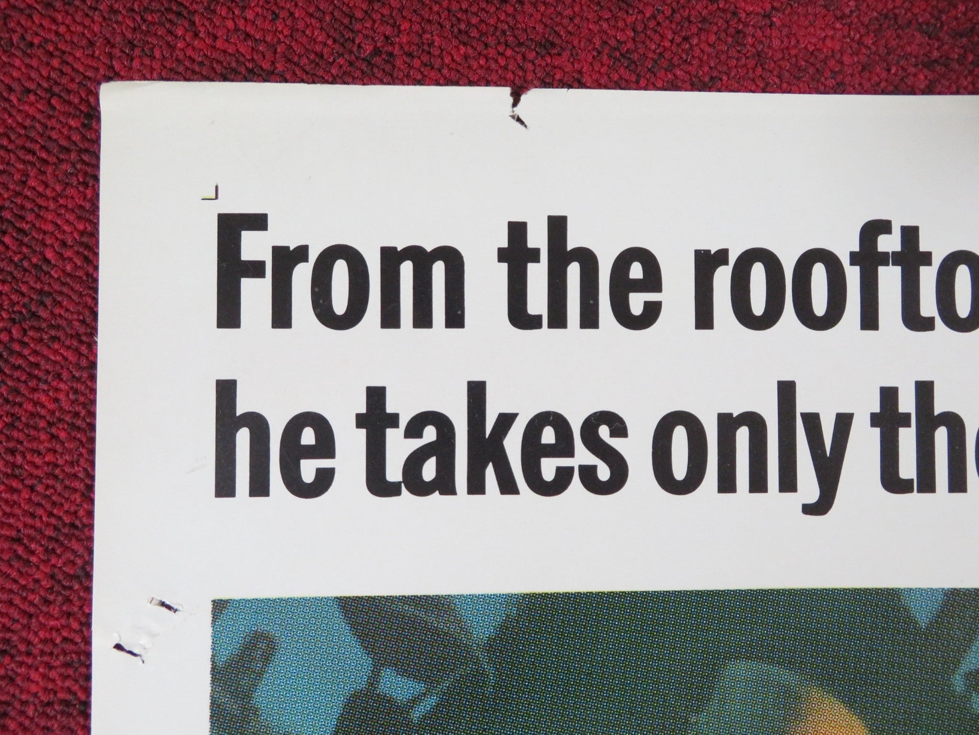 JACK OF DIAMONDS FOLDED US ONE SHEET POSTER GEORGE HAMILTON JOSEPH COTTEN 1967 Rendezvous Cinema Movie posters