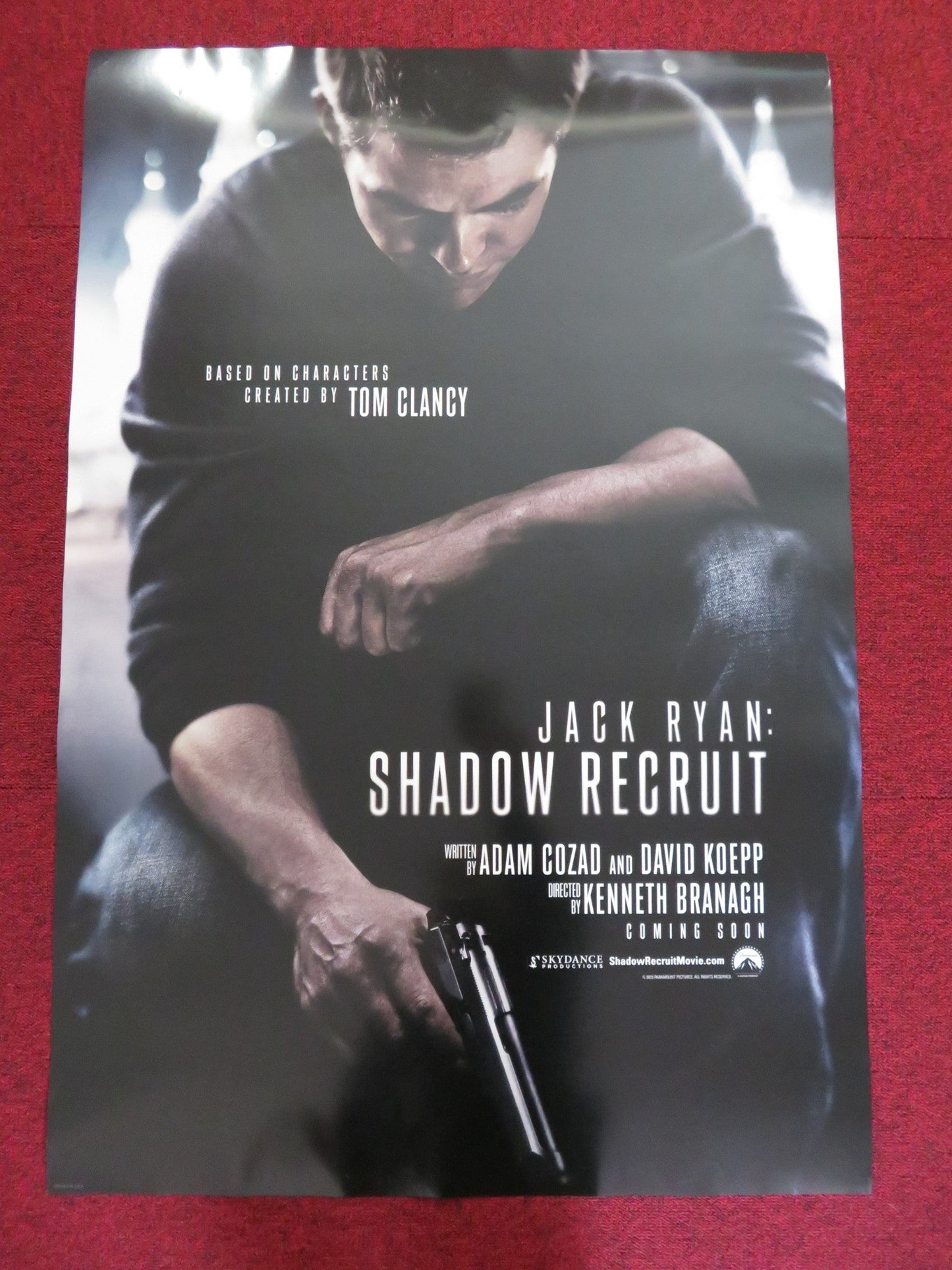 JACK RYAN: SHADOW RECRUIT US ONE SHEET ROLLED POSTER CHRIS PINE K.KNIGHTLEY '14 Rendezvous Cinema Movie posters