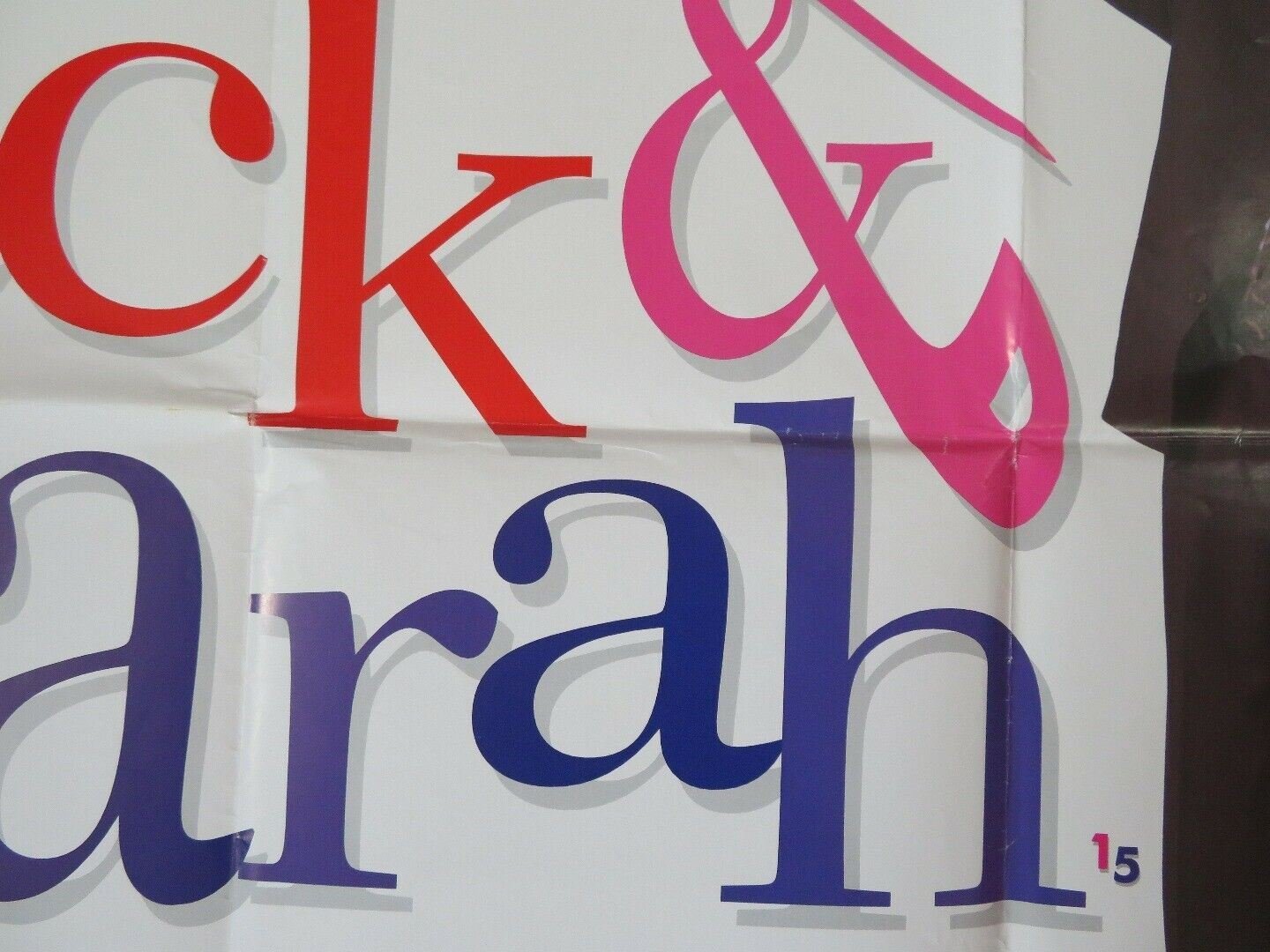 JACK & SARAH BRITISH QUAD (30"x40") POSTER RICHARD E.GRANT SAMANTHA MATHIS 1995 Movie posters