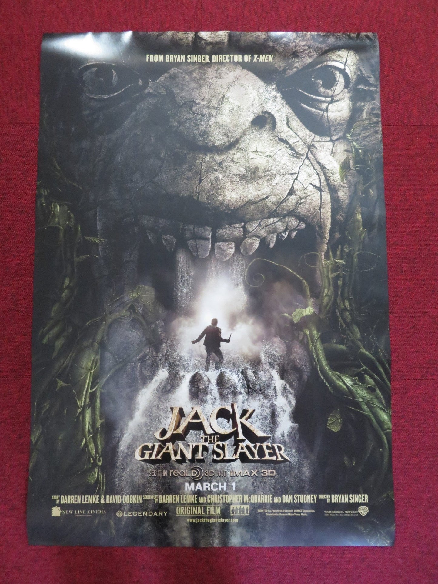 JACK THE GIANT SLAYER US ONE SHEET ROLLED POSTER NICHOLAS HOULT E.MCGREGOR 2013 Rendezvous Cinema Movie posters