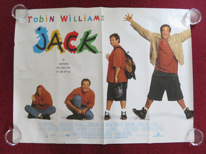 JACK UK QUAD (30"x 40") ROLLED POSTER ROBIN WILLIAMS DIANE LANE 1996 Rendezvous Cinema Movie posters