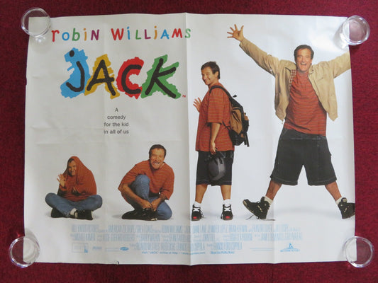JACK UK QUAD (30"x 40") ROLLED POSTER ROBIN WILLIAMS DIANE LANE 1996 Rendezvous Cinema Movie posters