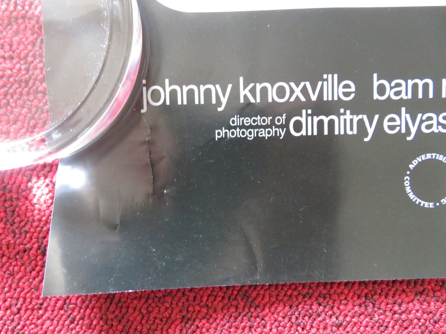 JACKASS NUMBER TWO UK QUAD (30"x 40") ROLLED POSTER JOHNNY KNOXVILLE 2006 Rendezvous Cinema Movie posters