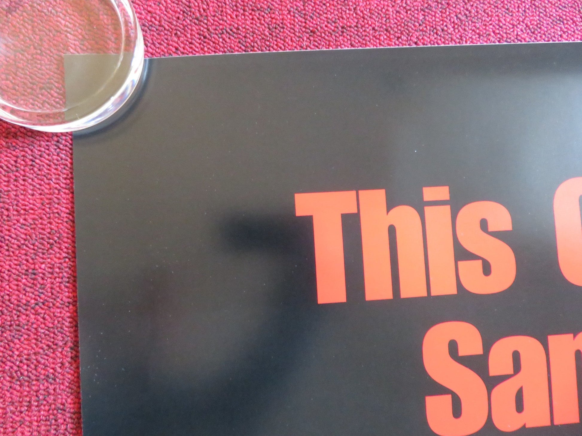 JACKIE BROWN US ONE SHEET ROLLED POSTER TARANTINO GRIER SAMUEL L. JACKSON 1997 Rendezvous Cinema Movie posters