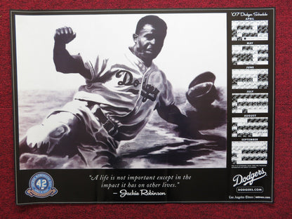 JACKIE ROBINSON US POSTER BASEBALL BROOKLYN DODGERS 2007 Rendezvous Cinema Movie posters