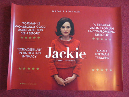 JACKIE UK QUAD (30"x 40") ROLLED POSTER NATALIE PORTMAN PETER SARSGAARD 2016 Rendezvous Cinema Movie posters