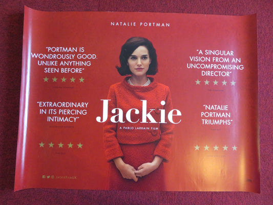 JACKIE UK QUAD (30"x 40") ROLLED POSTER NATALIE PORTMAN PETER SARSGAARD 2016 Rendezvous Cinema Movie posters