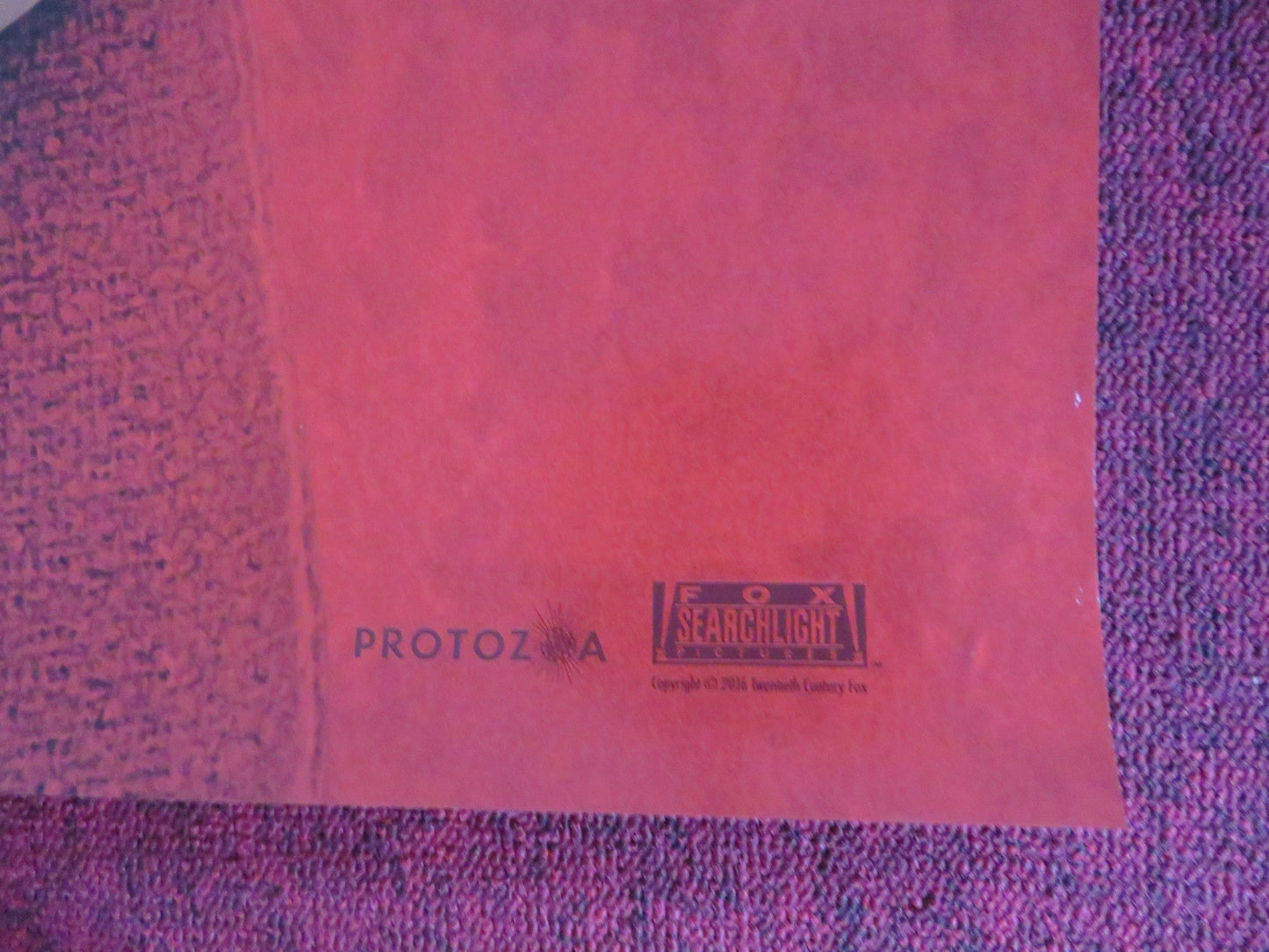 JACKIE US ONE SHEET ROLLED POSTER NATALIE PORTMAN PETER SARSGAARD 2016 Rendezvous Cinema Movie posters